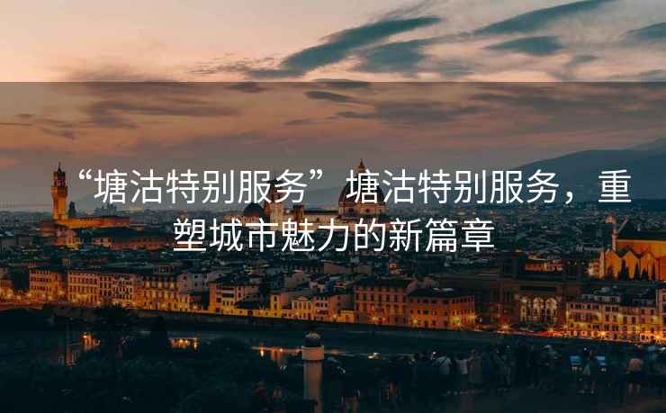 “塘沽特別服務”塘沽特別服務，重塑城市魅力的新篇章