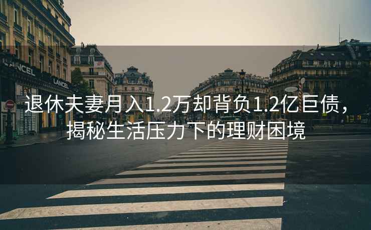 退休夫妻月入1.2萬卻背負(fù)1.2億巨債，揭秘生活壓力下的理財困境