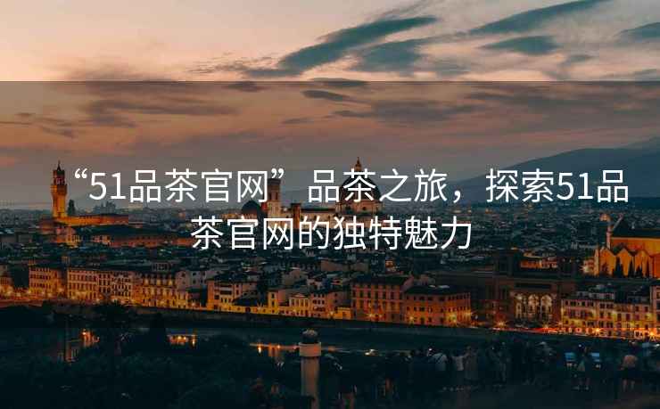 “51品茶官網”品茶之旅，探索51品茶官網的獨特魅力