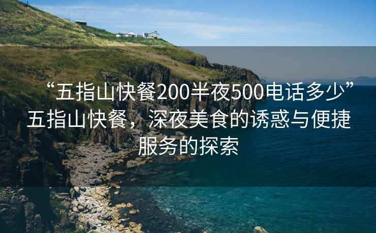 “五指山快餐200半夜500電話多少”五指山快餐，深夜美食的誘惑與便捷服務(wù)的探索