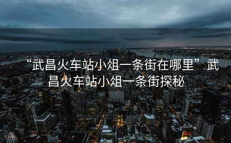 “武昌火車(chē)站小俎一條街在哪里”武昌火車(chē)站小俎一條街探秘