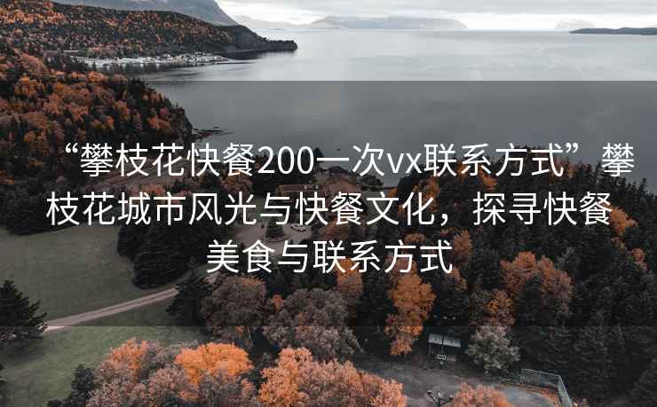 “攀枝花快餐200一次vx聯(lián)系方式”攀枝花城市風(fēng)光與快餐文化，探尋快餐美食與聯(lián)系方式