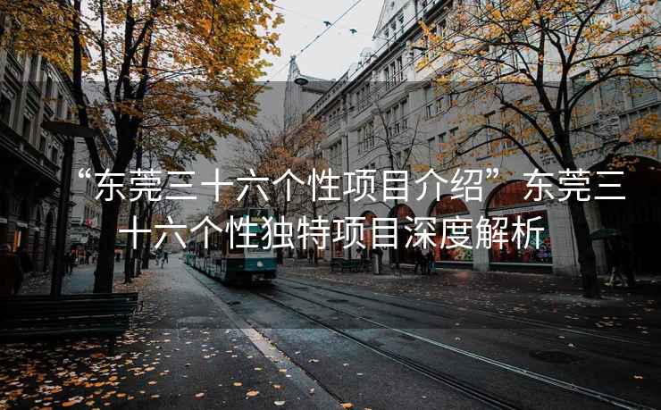 “東莞三十六個(gè)性項(xiàng)目介紹”東莞三十六個(gè)性獨(dú)特項(xiàng)目深度解析
