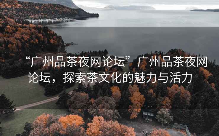 “廣州品茶夜網(wǎng)論壇”廣州品茶夜網(wǎng)論壇，探索茶文化的魅力與活力