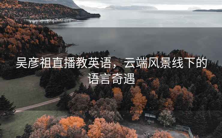 吳彥祖直播教英語(yǔ)，云端風(fēng)景線下的語(yǔ)言奇遇