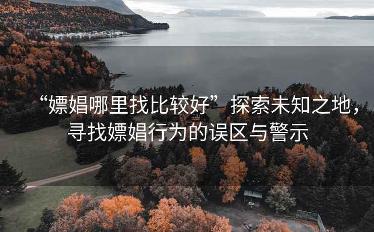 “嫖娼哪里找比較好”探索未知之地，尋找嫖娼行為的誤區(qū)與警示