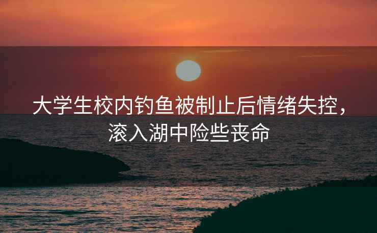 大學(xué)生校內(nèi)釣魚(yú)被制止后情緒失控，滾入湖中險(xiǎn)些喪命