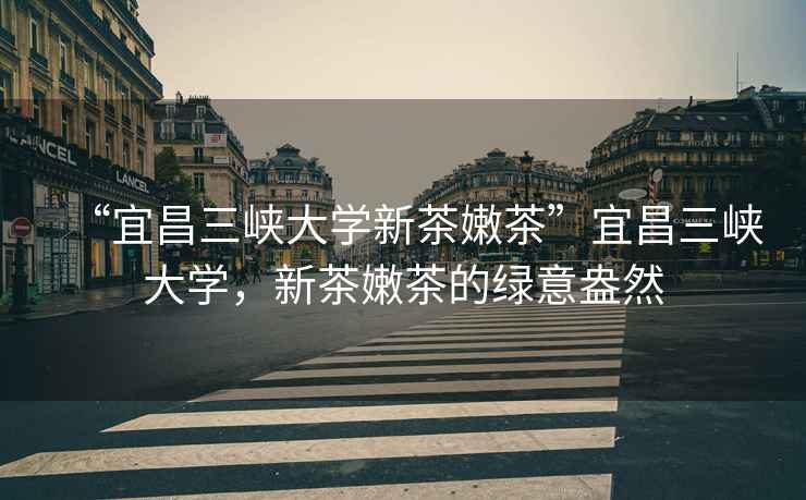 “宜昌三峽大學(xué)新茶嫩茶”宜昌三峽大學(xué)，新茶嫩茶的綠意盎然