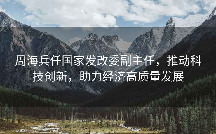 周海兵任國家發(fā)改委副主任，推動科技創(chuàng)新，助力經(jīng)濟高質(zhì)量發(fā)展