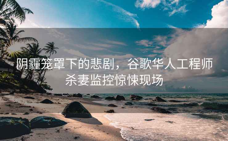 陰霾籠罩下的悲劇，谷歌華人工程師殺妻監(jiān)控驚悚現(xiàn)場
