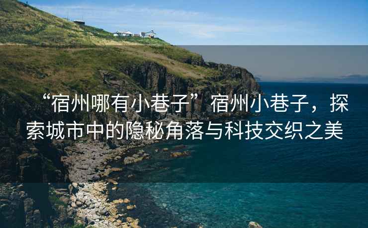 “宿州哪有小巷子”宿州小巷子，探索城市中的隱秘角落與科技交織之美