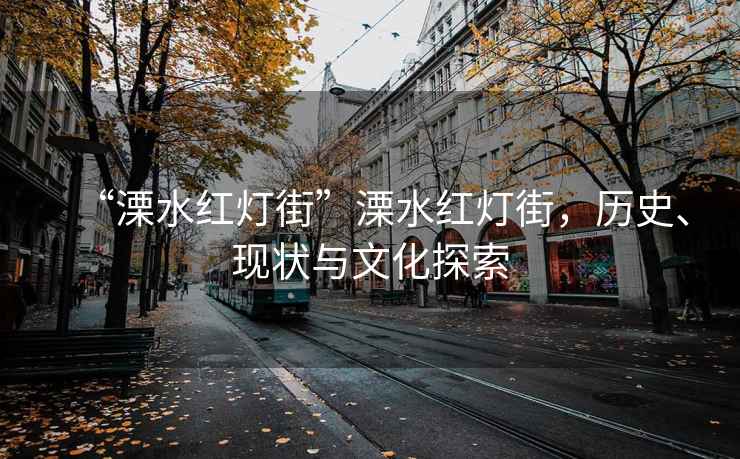 “溧水紅燈街”溧水紅燈街，歷史、現(xiàn)狀與文化探索