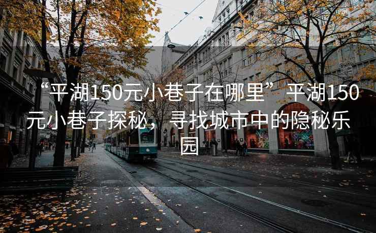 “平湖150元小巷子在哪里”平湖150元小巷子探秘，尋找城市中的隱秘樂園