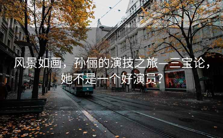 風景如畫，孫儷的演技之旅—三寶論，她不是一個好演員？