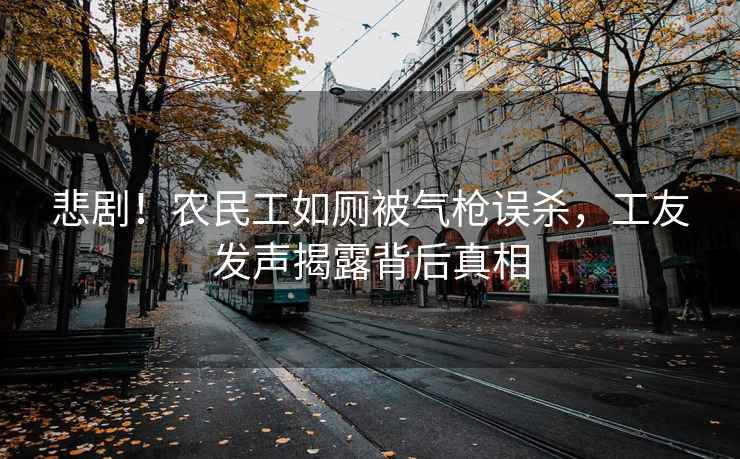悲??！農(nóng)民工如廁被氣槍誤殺，工友發(fā)聲揭露背后真相