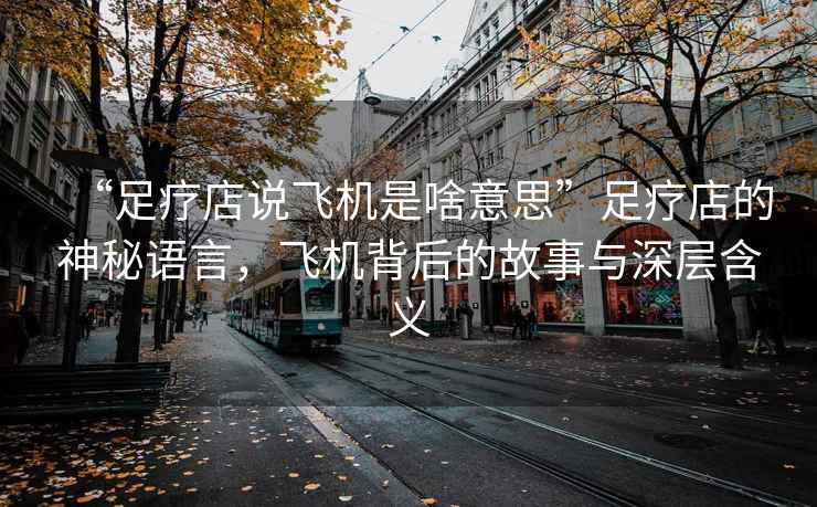 “足療店說(shuō)飛機(jī)是啥意思”足療店的神秘語(yǔ)言，飛機(jī)背后的故事與深層含義