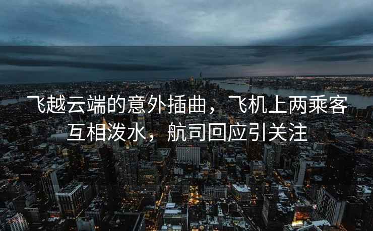 飛越云端的意外插曲，飛機上兩乘客互相潑水，航司回應(yīng)引關(guān)注