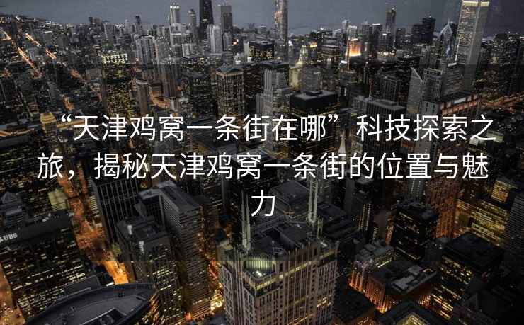 “天津雞窩一條街在哪”科技探索之旅，揭秘天津雞窩一條街的位置與魅力