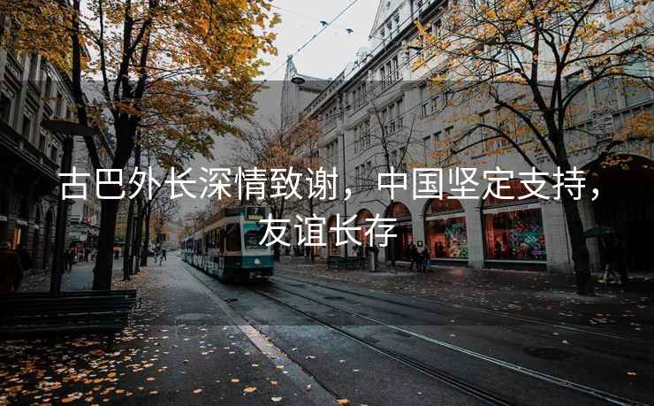 古巴外長深情致謝，中國堅定支持，友誼長存